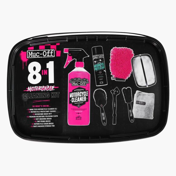 8 in 1 Motorcycle Cleaning Kit ชุดเซ็ตดูแลรถจักรยานยนต์ 8-in-1 - Image 2